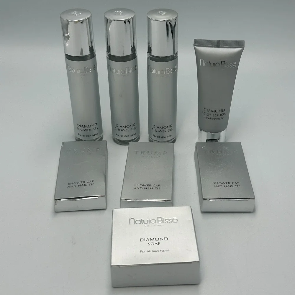 Natura Bisse Barcelona Trump Hotel Exclusive 8pc Bath Set Lotion Shower Gel Soap